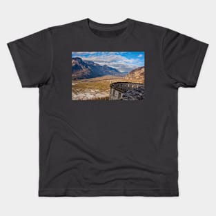 View from Beseno Castle in Trentino, Italy Kids T-Shirt